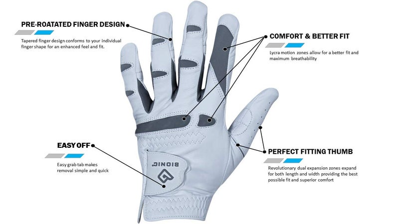 Bionic Men's Performance Grip Pro Premium Leather Golf Glove (X-Large  Left) - Image 2